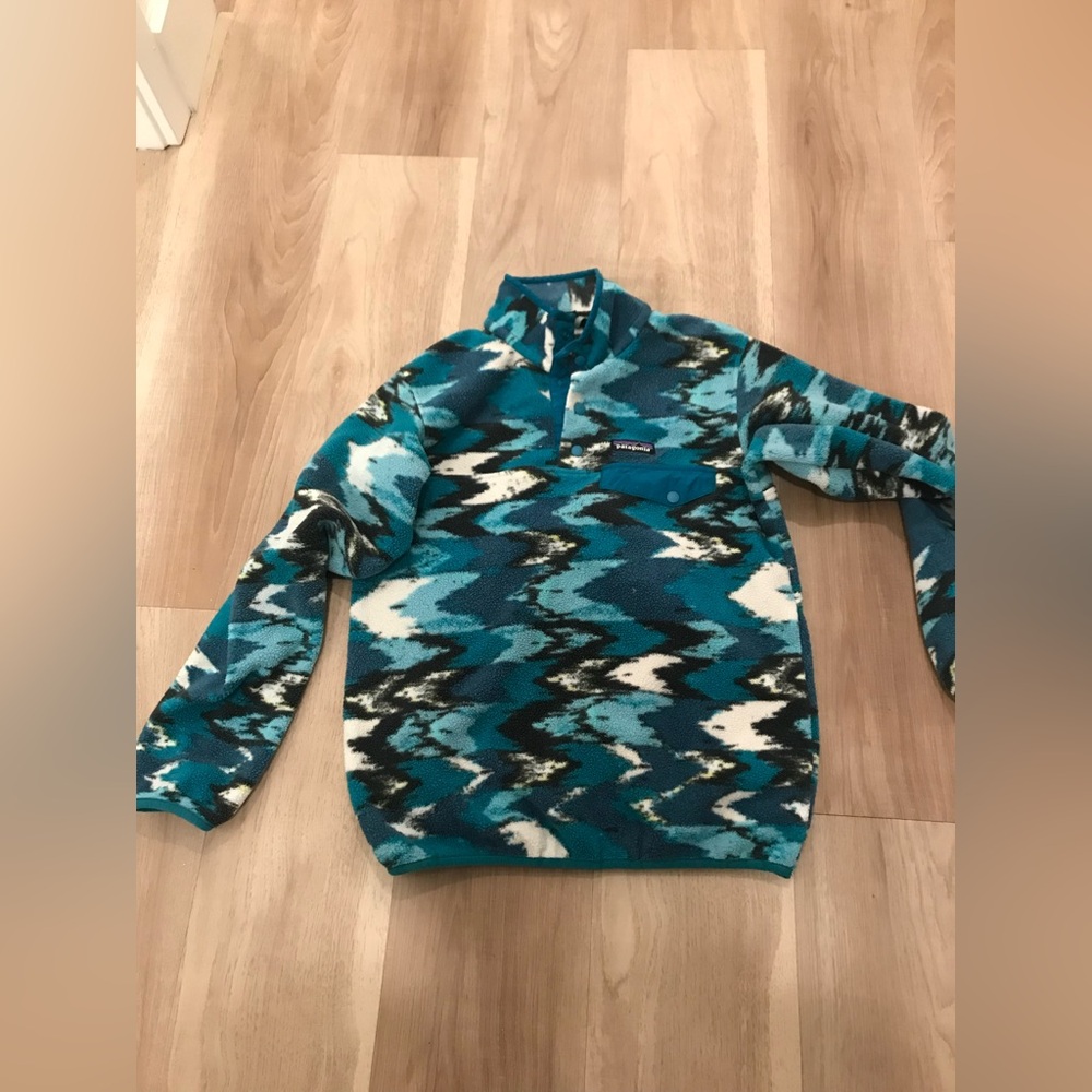 Patagonia Synchilla Snap-T Fleece Pullover Aztec Print *Read*